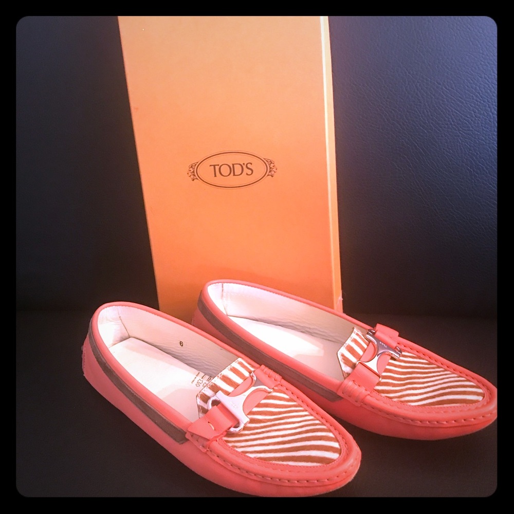 Tod's Multicolor Loafer with Pony Hair Sz. 6